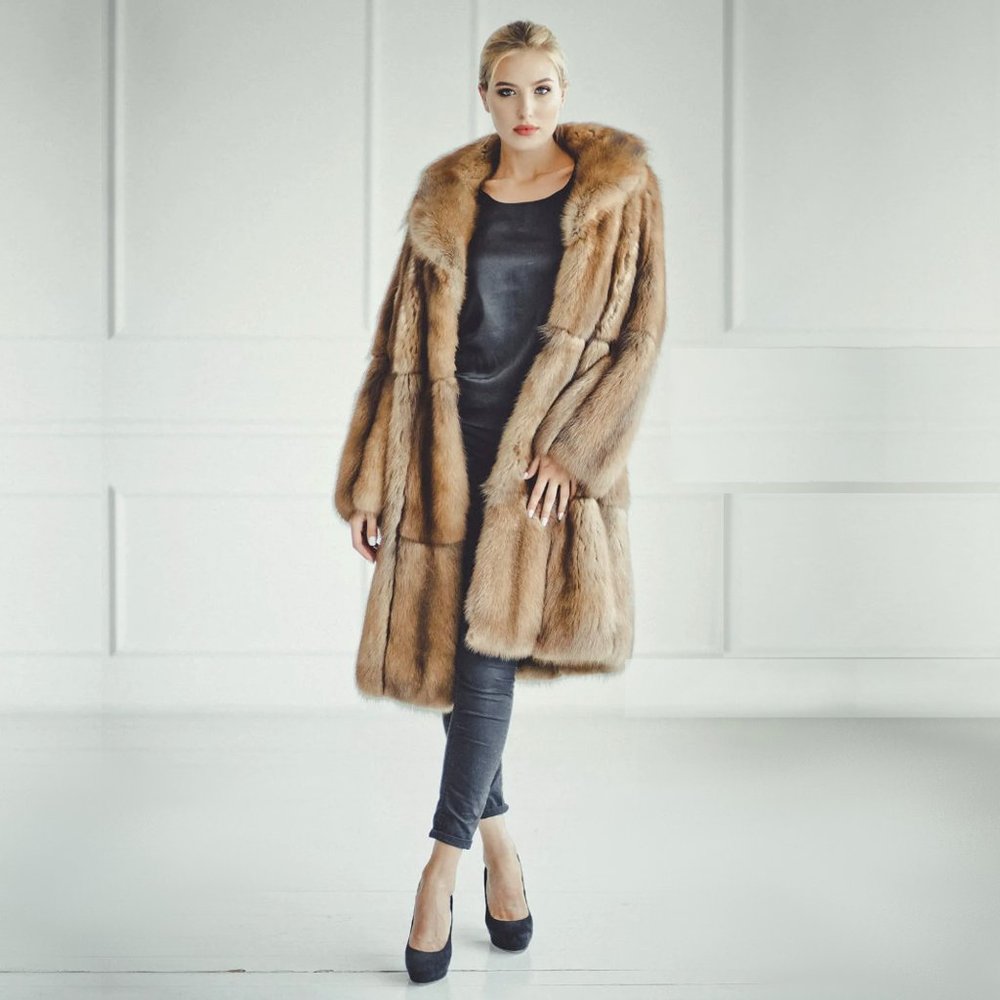 Vintage Luxury Genuine Fur coat